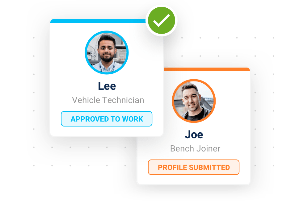 Online worker registration